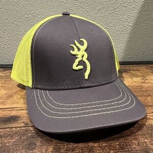 Browning High Visibility Hat Deer Hunting Shooting Embroidered Logo Cap- OSFA